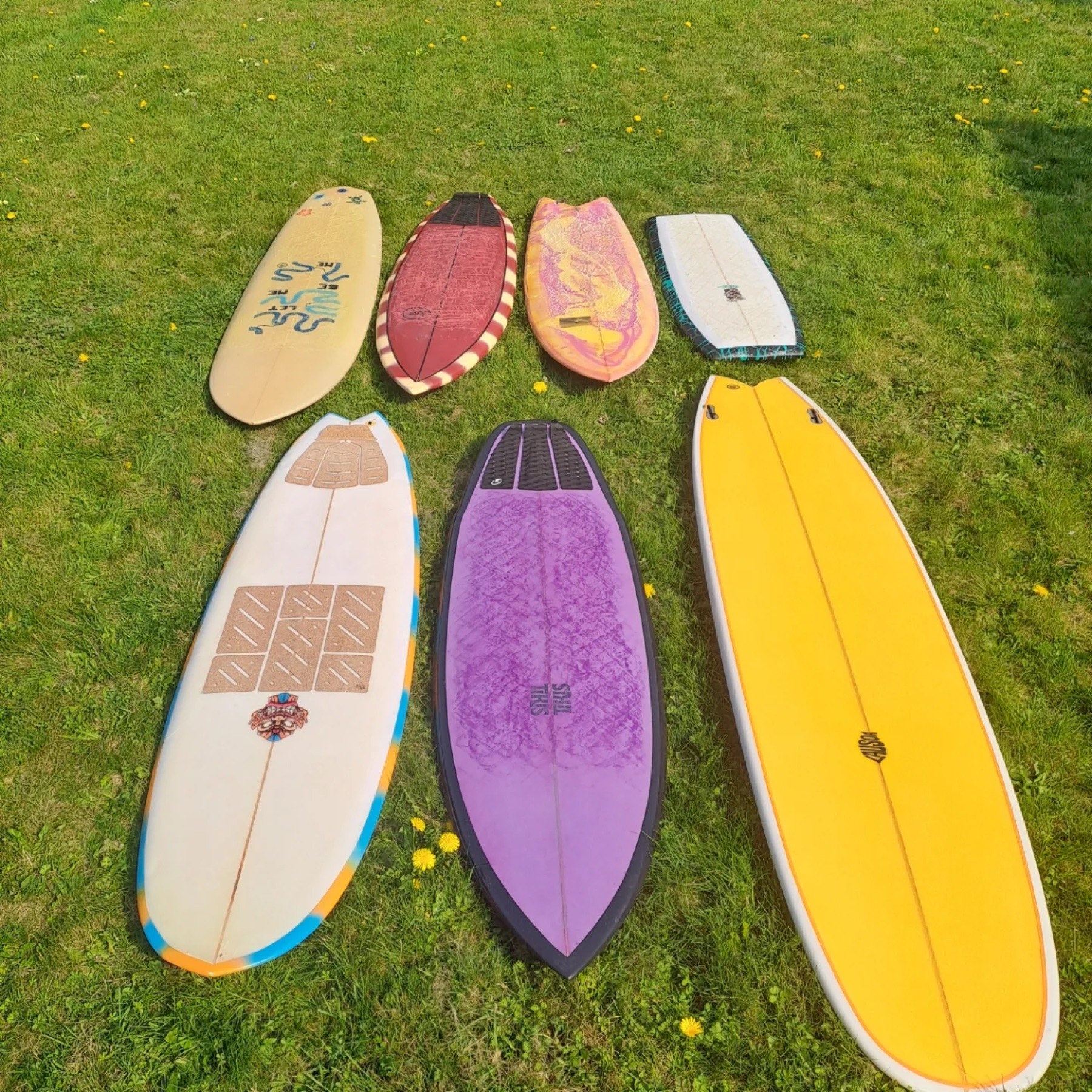 Quiver de planches TIKIS Surfboards